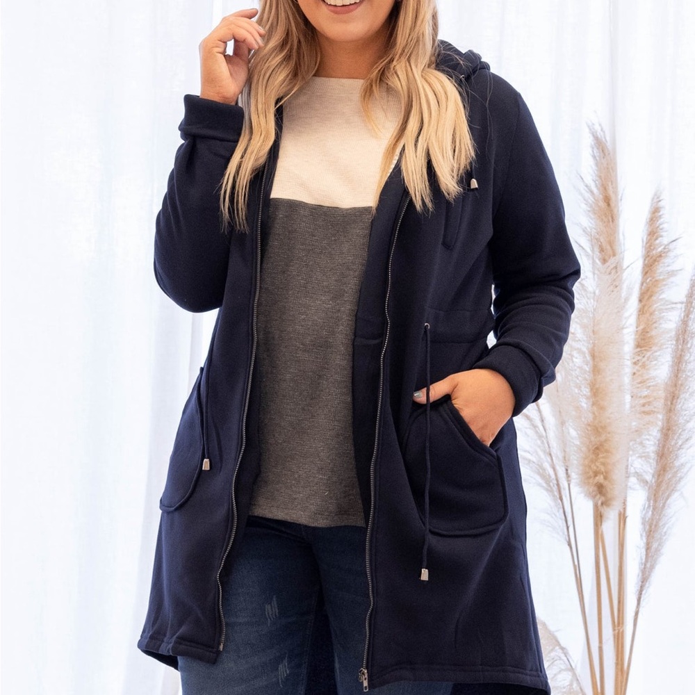 Chic Soul Navy Utility Jacket